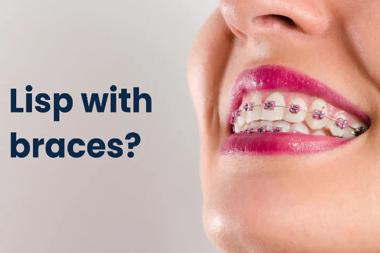 Une image d'une femme avec un appareil dentaire