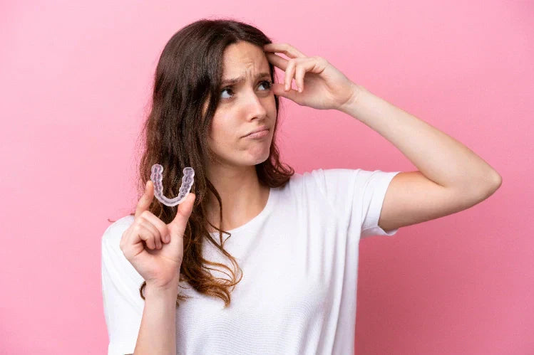 Une femme se demandant quel appareil est le meilleur